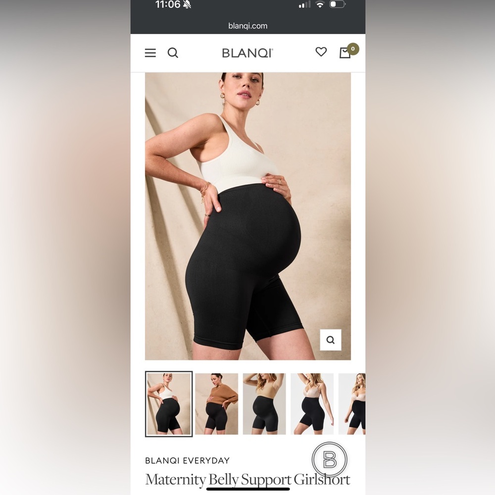 BLANQI BUNDLE!
Maternity Belly Support Girlshort, leggings, 3 tank tops